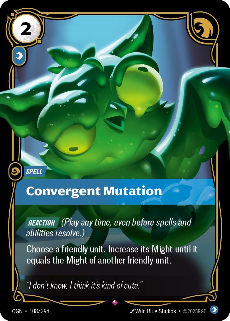 Image for Convergent Mutation (108/298) (Origins) (OGN) - Riftbound: League of Legends Trading Card Game