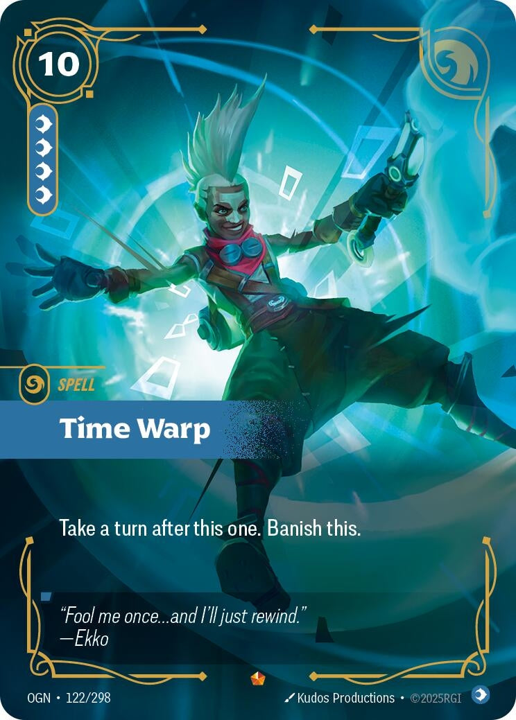 Image for Time Warp (122/298) (Origins) (OGN) - Riftbound: League of Legends Trading Card Game