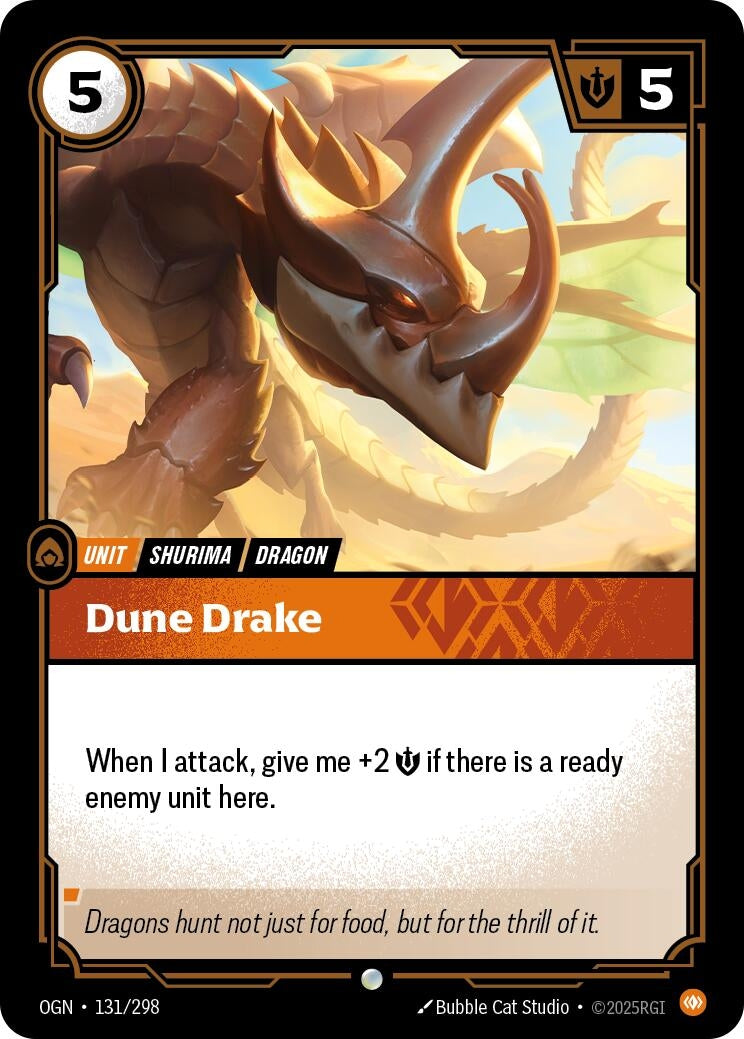 Image for Dune Drake (131/298) (Origins) (OGN) - Riftbound: League of Legends Trading Card Game