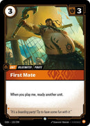 Image for First Mate (132/298) (Origins) (OGN) - Riftbound: League of Legends Trading Card Game