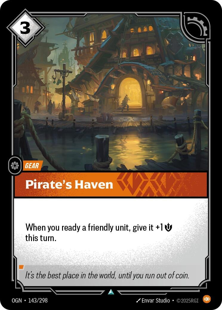 Image for Pirate's Haven (143/298) (Origins) (OGN) - Riftbound: League of Legends Trading Card Game