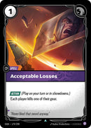 Image for Acceptable Losses (179/298) (Origins) (OGN) - Riftbound: League of Legends Trading Card Game
