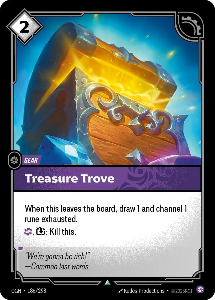 Image for Treasure Trove (186/298) (Origins) (OGN) - Riftbound: League of Legends Trading Card Game