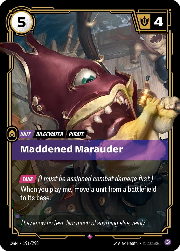 Image for Maddened Marauder (191/298) (Origins) (OGN) - Riftbound: League of Legends Trading Card Game