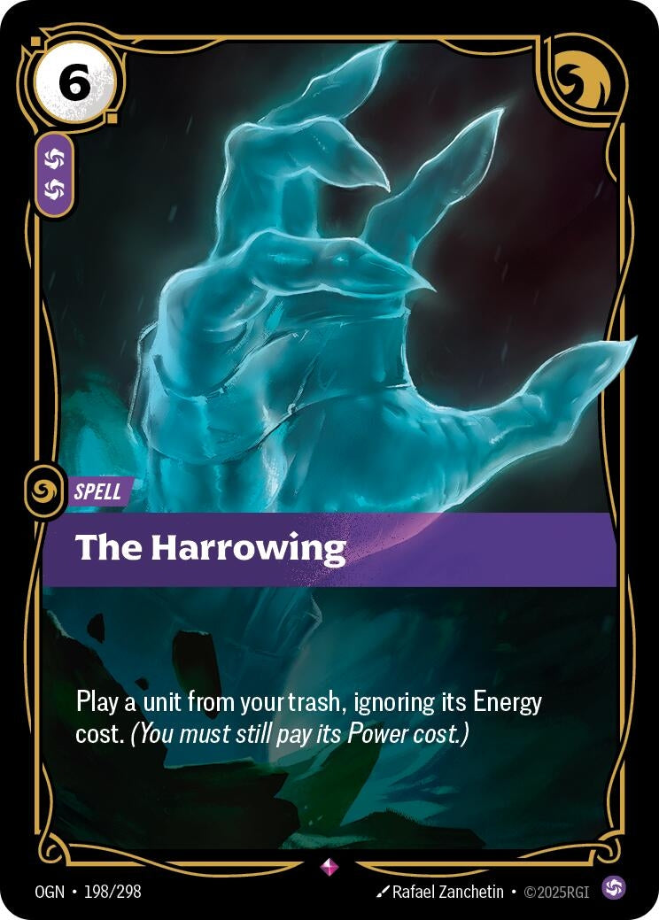 Image for The Harrowing (198/298) (Origins) (OGN) - Riftbound: League of Legends Trading Card Game