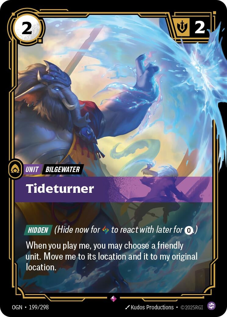Image for Tideturner (199/298) (Origins) (OGN) - Riftbound: League of Legends Trading Card Game
