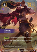 Image for Yasuo, Windrider (Alternate Art) (205a/298) (Origins) (OGN) - Riftbound: League of Legends Trading Card Game