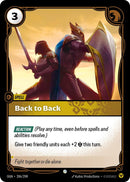 Image for Back to Back (206/298) (Origins) (OGN) - Riftbound: League of Legends Trading Card Game