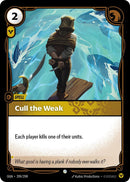 Image for Cull the Weak (209/298) (Origins) (OGN) - Riftbound: League of Legends Trading Card Game