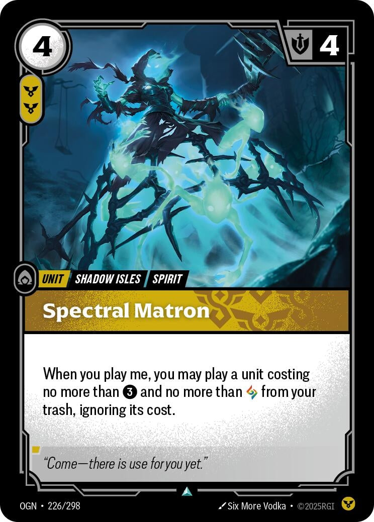 Image for Spectral Matron (226/298) (Origins) (OGN) - Riftbound: League of Legends Trading Card Game