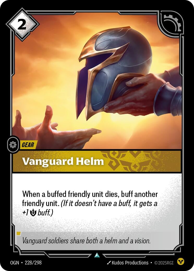 Image for Vanguard Helm (228/298) (Origins) (OGN) - Riftbound: League of Legends Trading Card Game