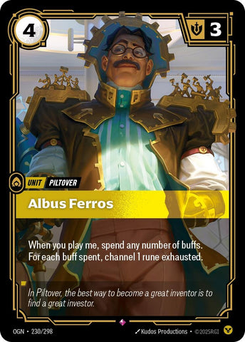 Image for Albus Ferros (230/298) (Origins) (OGN) - Riftbound: League of Legends Trading Card Game