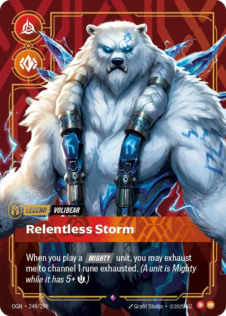 Image for Volibear, Relentless Storm (249/298) (Origins) (OGN) - Riftbound: League of Legends Trading Card Game