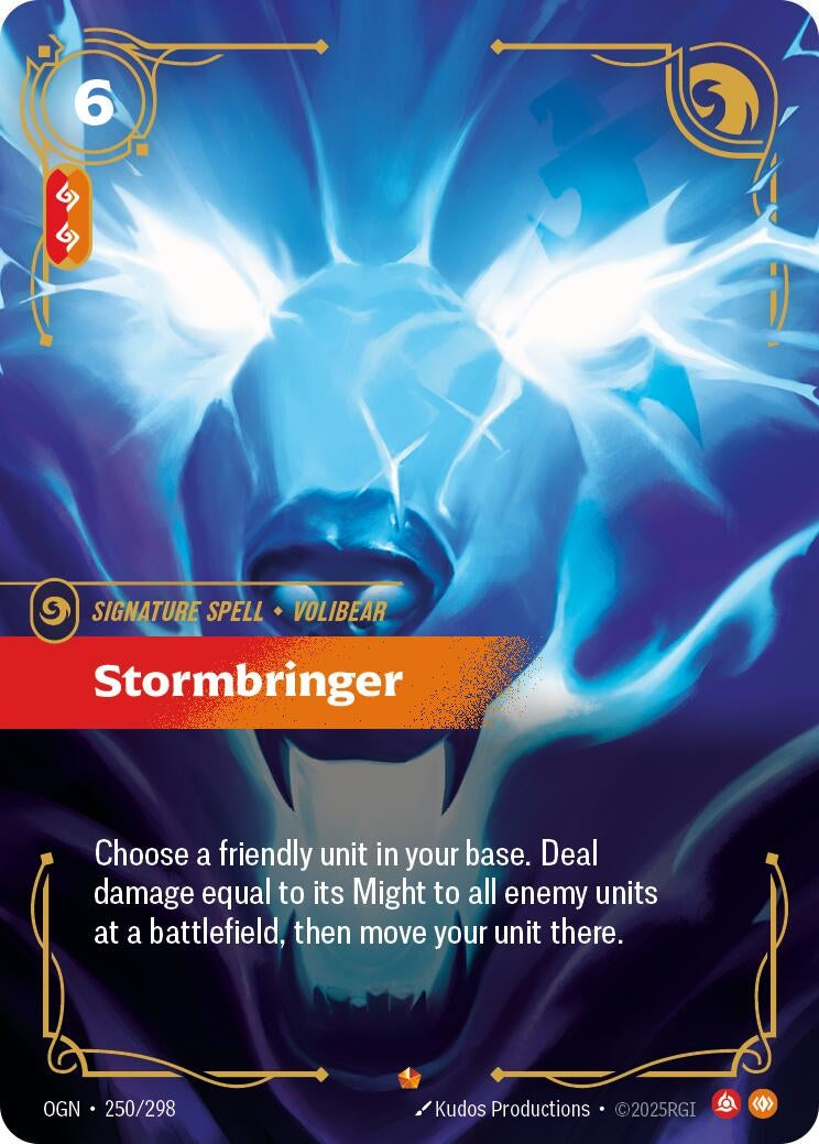 Image for Stormbringer (250/298) (Origins) (OGN) - Riftbound: League of Legends Trading Card Game