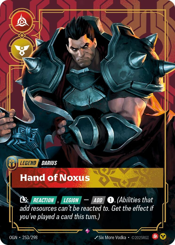 Image for Darius, Hand of Noxus (253/298) (Origins) (OGN) - Riftbound: League of Legends Trading Card Game