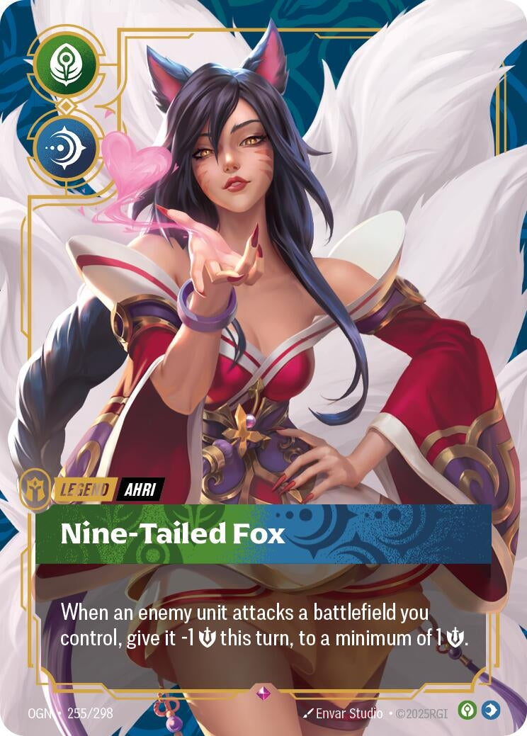 Image for Ahri, Nine-Tailed Fox (255/298) (Origins) (OGN) - Riftbound: League of Legends Trading Card Game