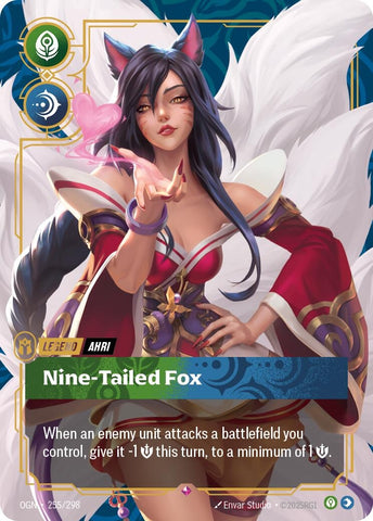 Image for Ahri, Nine-Tailed Fox (255/298) (Origins) (OGN) - Riftbound: League of Legends Trading Card Game