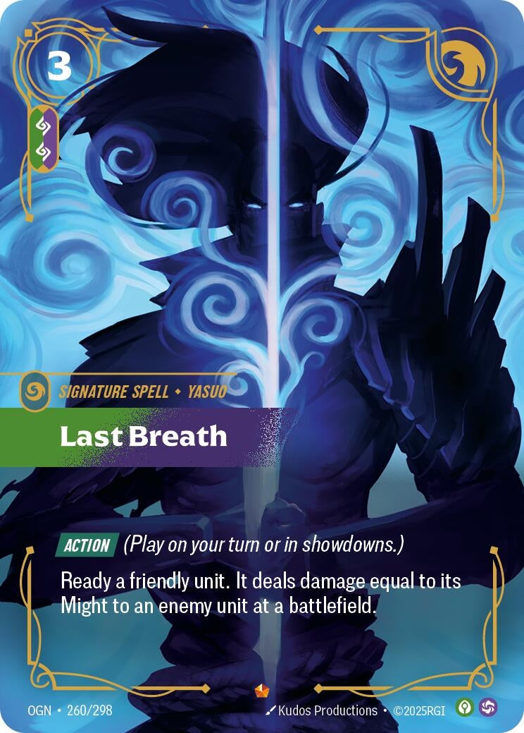 Image for Last Breath (260/298) (Origins) (OGN) - Riftbound: League of Legends Trading Card Game