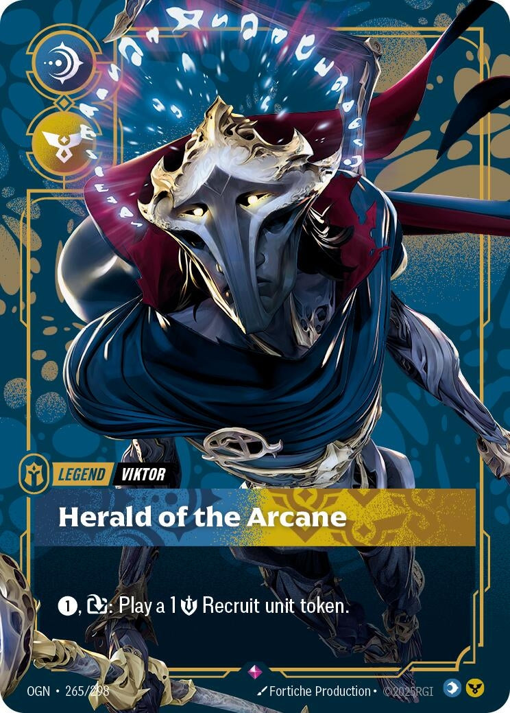 Image for Viktor, Herald of the Arcane (265/298) (Origins) (OGN) - Riftbound: League of Legends Trading Card Game