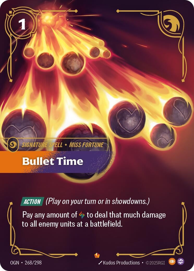 Image for Bullet Time (268/298) (Origins) (OGN) - Riftbound: League of Legends Trading Card Game