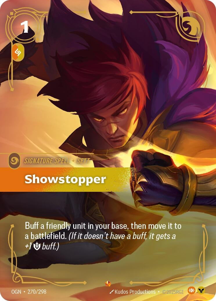 Image for Showstopper (270/298) (Origins) (OGN) - Riftbound: League of Legends Trading Card Game