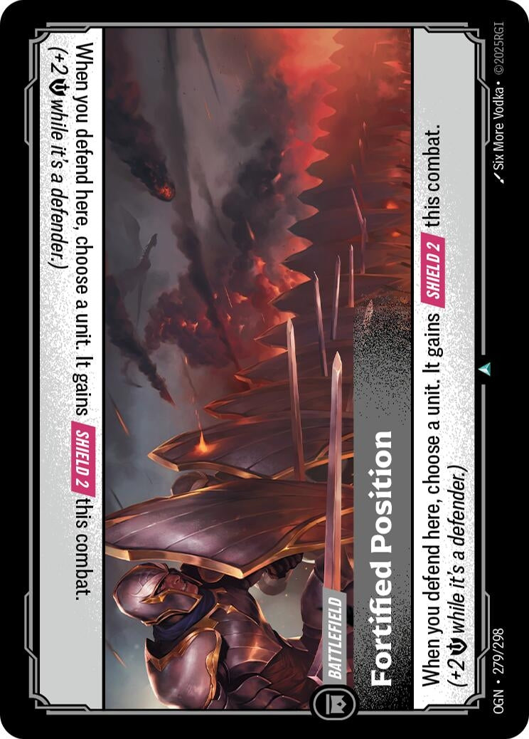 Image for Fortified Position (279/298) (Origins) (OGN) - Riftbound: League of Legends Trading Card Game