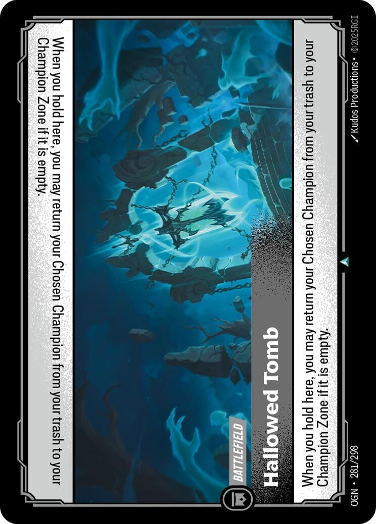 Image for Hallowed Tomb (281/298) (Origins) (OGN) - Riftbound: League of Legends Trading Card Game