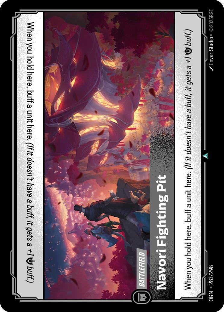 Image for Navori Fighting Pit (283/298) (Origins) (OGN) - Riftbound: League of Legends Trading Card Game