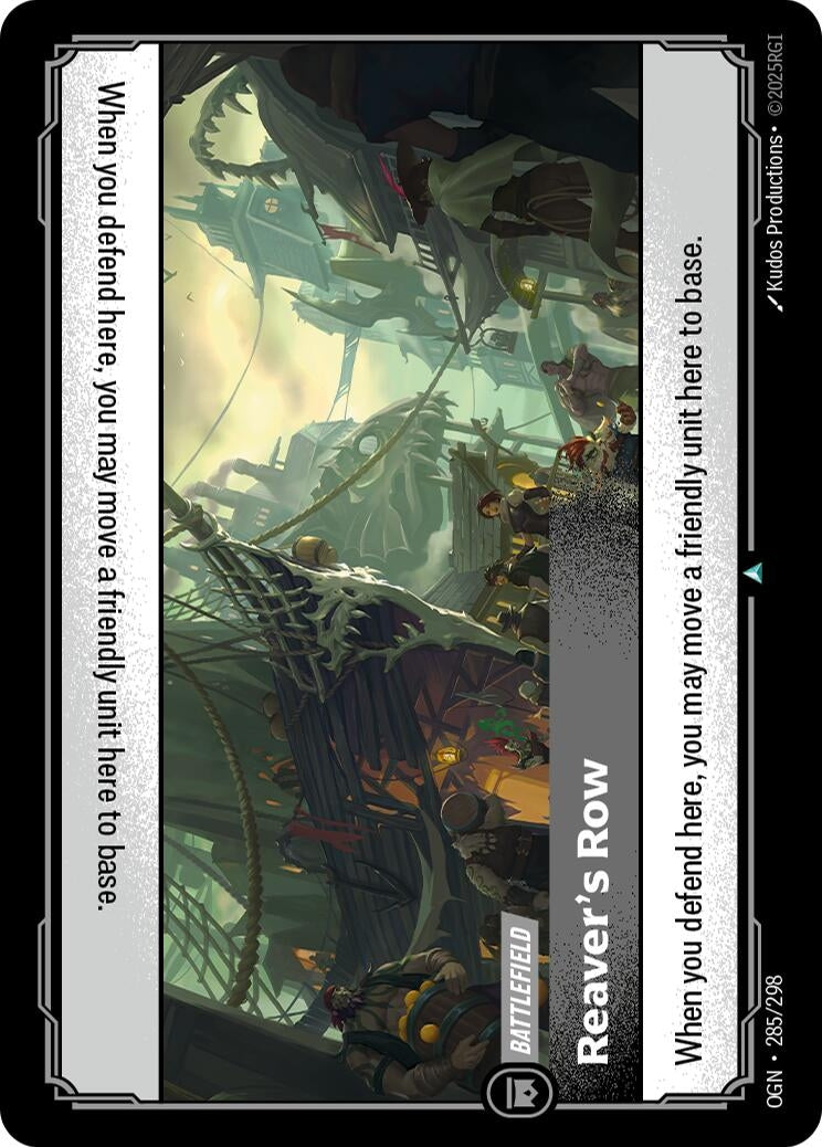 Image for Reaver's Row (285/298) (Origins) (OGN) - Riftbound: League of Legends Trading Card Game