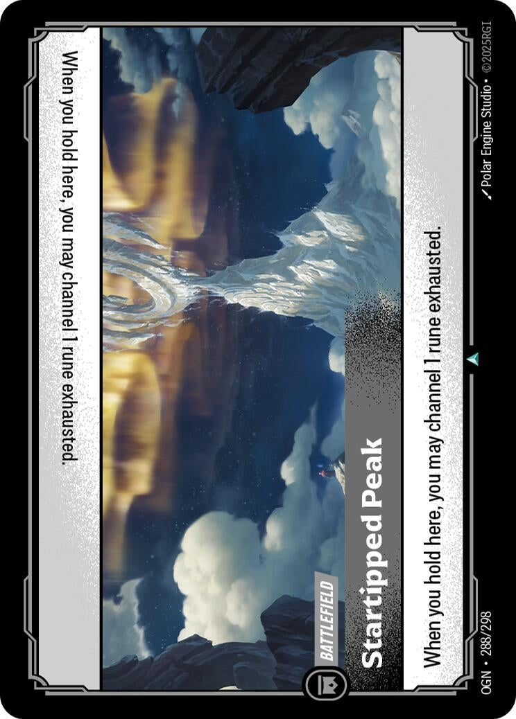 Image for Startipped Peak (288/298) (Origins) (OGN) - Riftbound: League of Legends Trading Card Game
