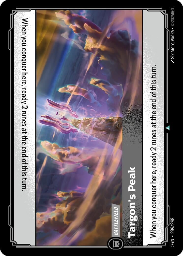 Image for Targon's Peak (289/298) (Origins) (OGN) - Riftbound: League of Legends Trading Card Game