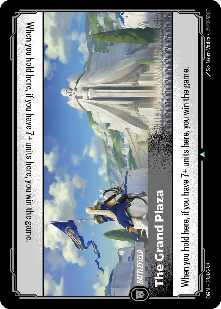 Image for The Grand Plaza (293/298) (Origins) (OGN) - Riftbound: League of Legends Trading Card Game