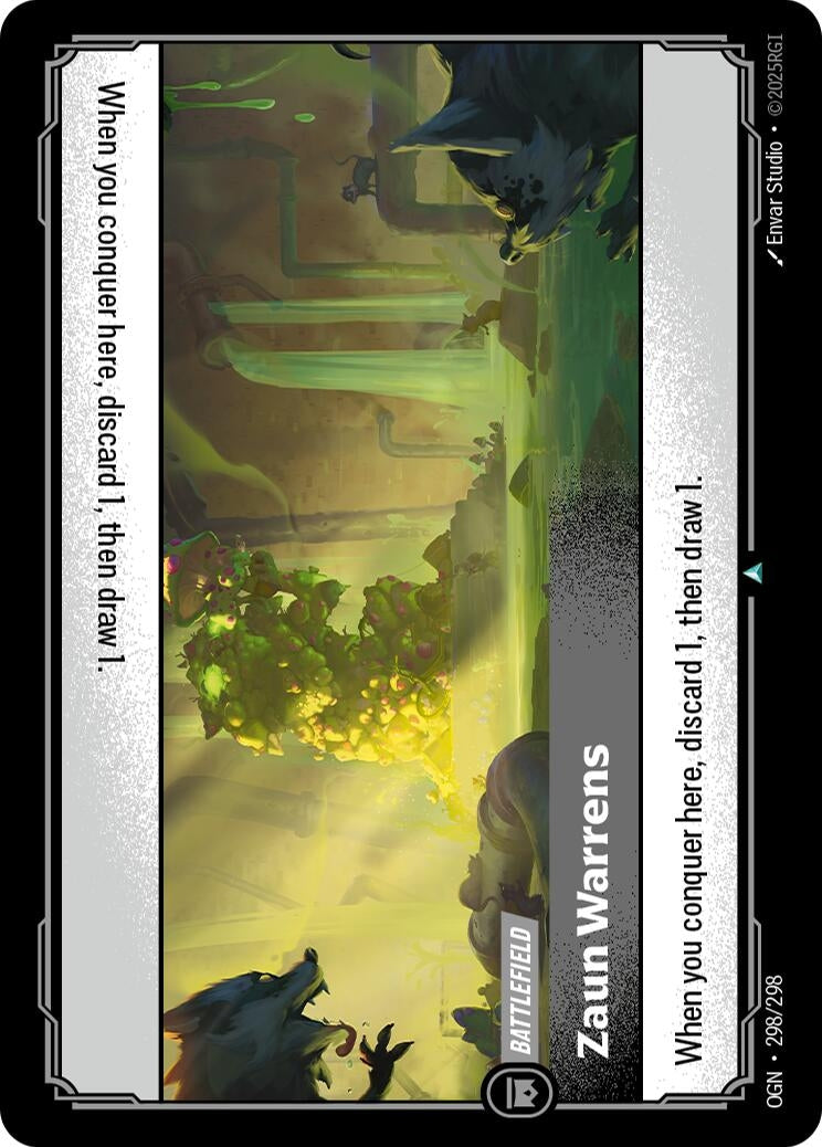 Image for Zaun Warrens (298/298) (Origins) (OGN) - Riftbound: League of Legends Trading Card Game