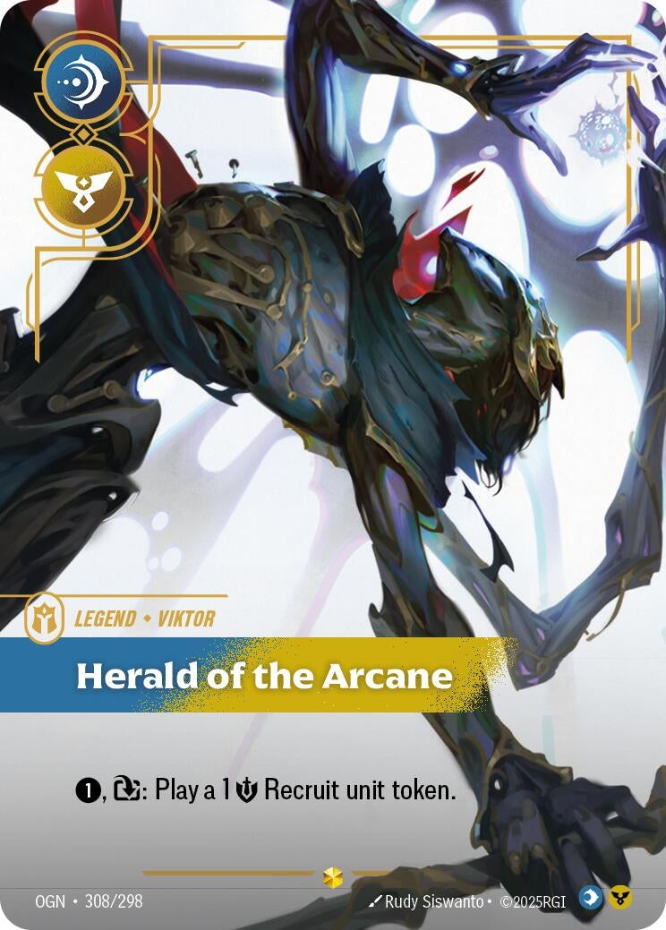 Image for Viktor, Herald of the Arcane (Overnumbered) (308/298) (Origins) (OGN) - Riftbound: League of Legends Trading Card Game