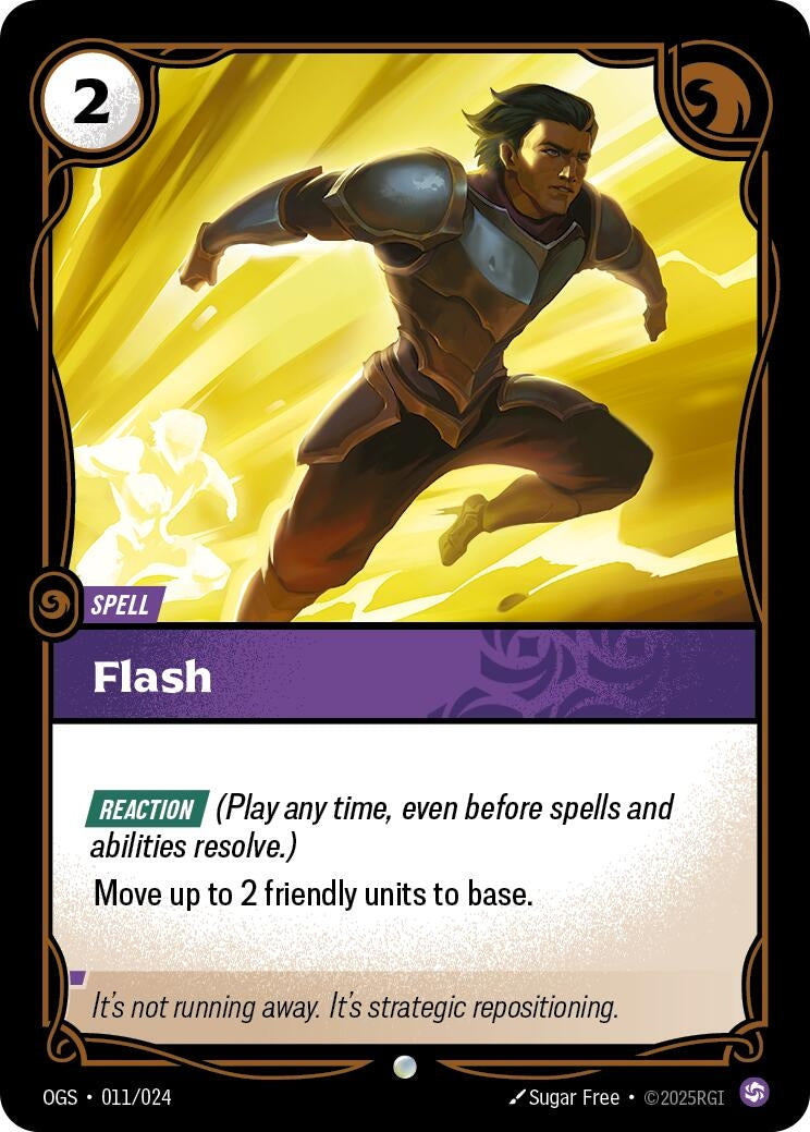 Image for Flash (011/024) (Origins: Proving Grounds) (OGS) - Riftbound: League of Legends Trading Card Game