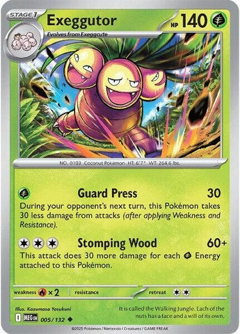 Image for Exeggutor (005/132) (ME01: Mega Evolution) - Pokemon
