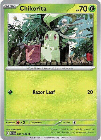 Image for Chikorita (008/132) (ME01: Mega Evolution) - Pokemon