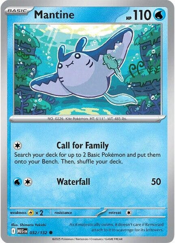 Image for Mantine (032/132) (ME01: Mega Evolution) - Pokemon