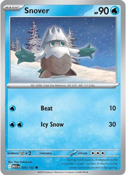 Image for Snover (035/132) (ME01: Mega Evolution) - Pokemon