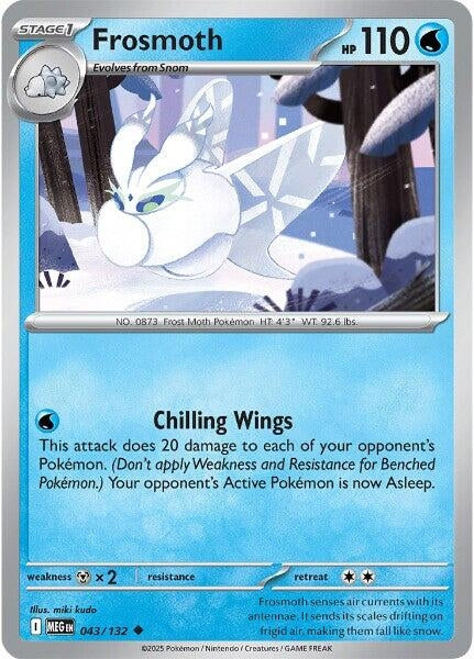 Image for Frosmoth (043/132) (ME01: Mega Evolution) - Pokemon