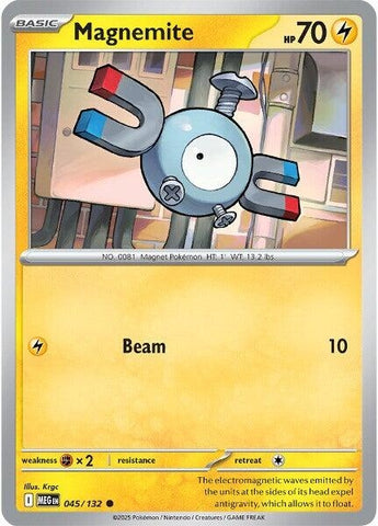 Image for Magnemite (045/132) (ME01: Mega Evolution) - Pokemon