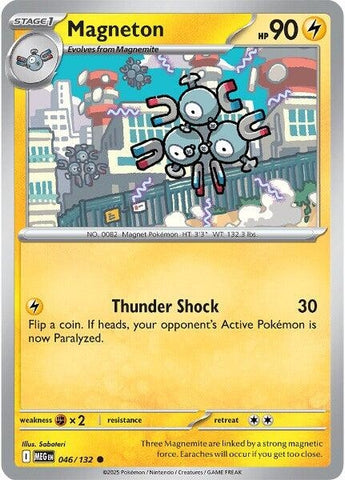 Image for Magneton (046/132) (ME01: Mega Evolution) - Pokemon