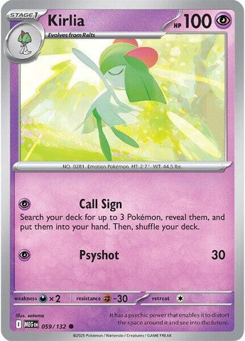Image for Kirlia (059/132) (ME01: Mega Evolution) - Pokemon