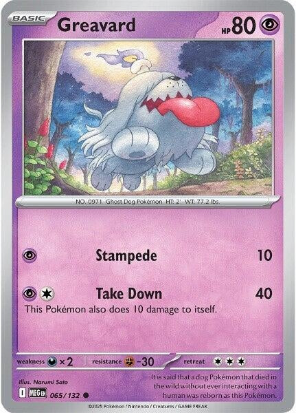 Image for Greavard (065/132) (ME01: Mega Evolution) - Pokemon