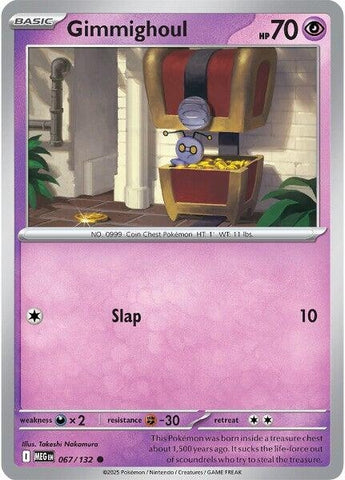 Image for Gimmighoul (067/132) (ME01: Mega Evolution) - Pokemon
