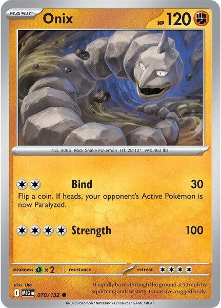 Image for Onix (070/132) (ME01: Mega Evolution) - Pokemon