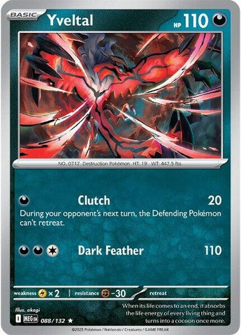 Image for Yveltal (088/132) (ME01: Mega Evolution) - Pokemon