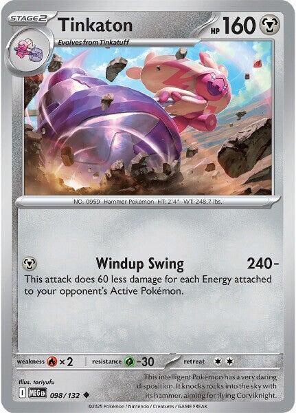 Image for Tinkaton (098/132) (ME01: Mega Evolution) - Pokemon