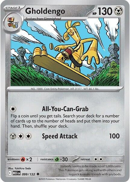 Image for Gholdengo (099/132) (ME01: Mega Evolution) - Pokemon