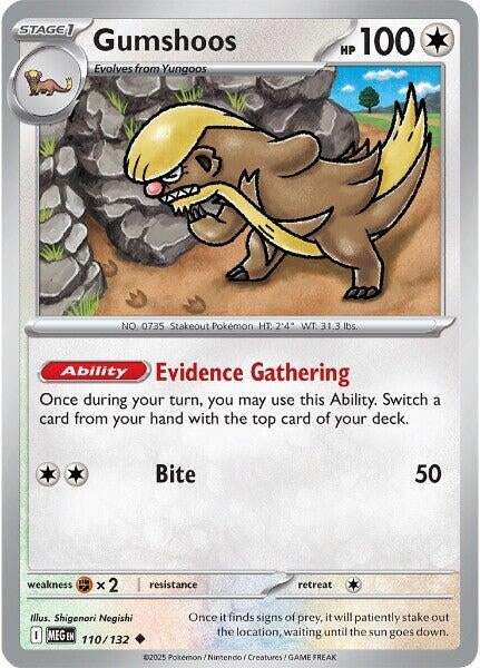 Image for Gumshoos (110/132) (ME01: Mega Evolution) - Pokemon